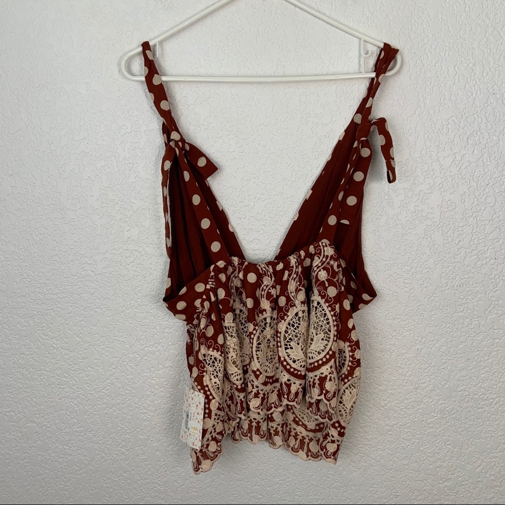 Free People Polka Dot Tank Top - Picture 4 of 6